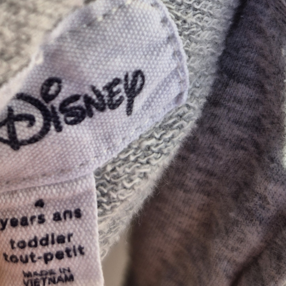 100% Cotton Gap Minnie Mouse Disney Zip Up Hoodie Size 4 - Picture 8 of 9